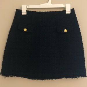 Express black mini skirt size 2